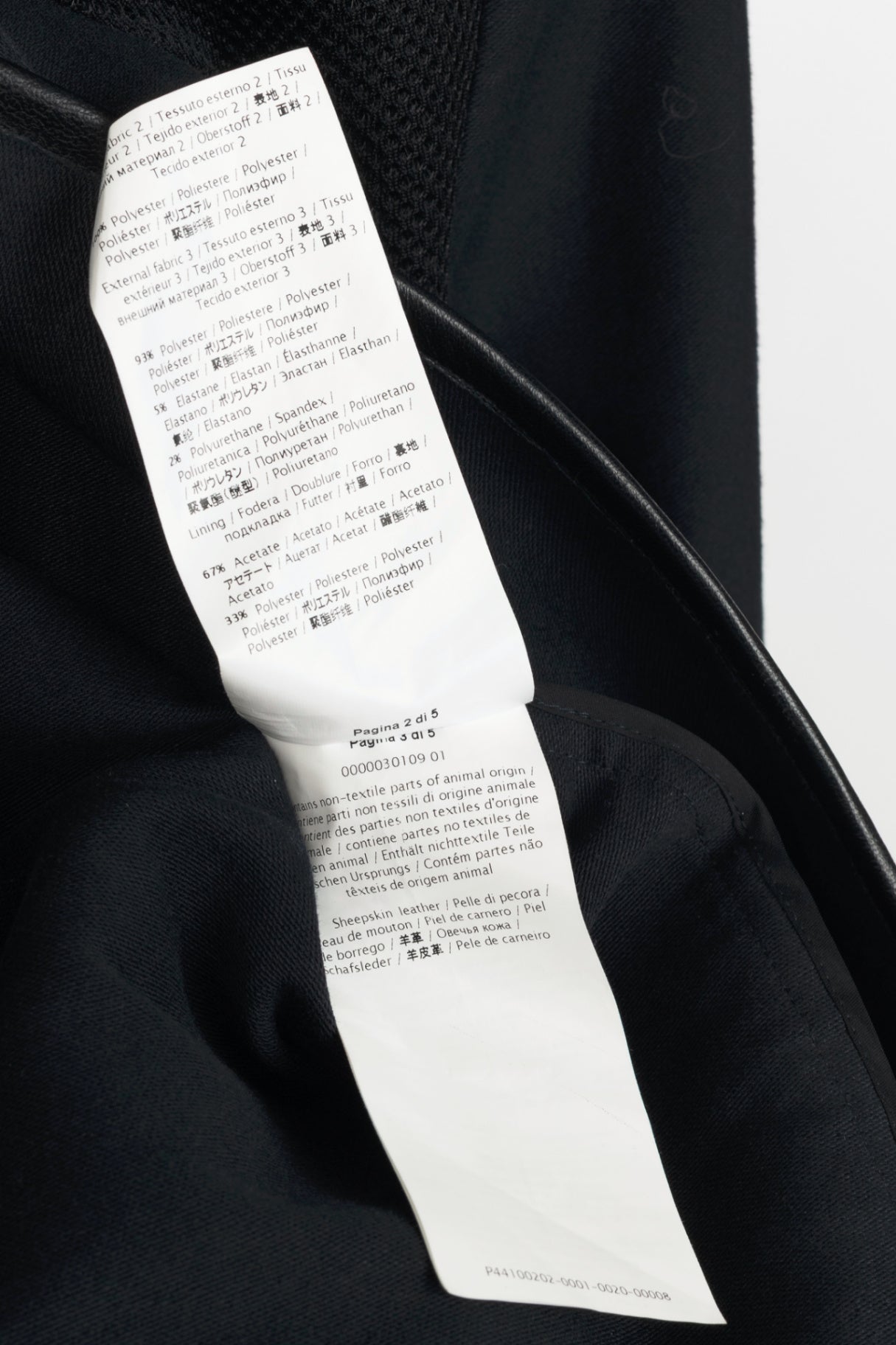 M by Missoni Black Cotton-Twill Mesh & Leather-Trim Moto Jacket