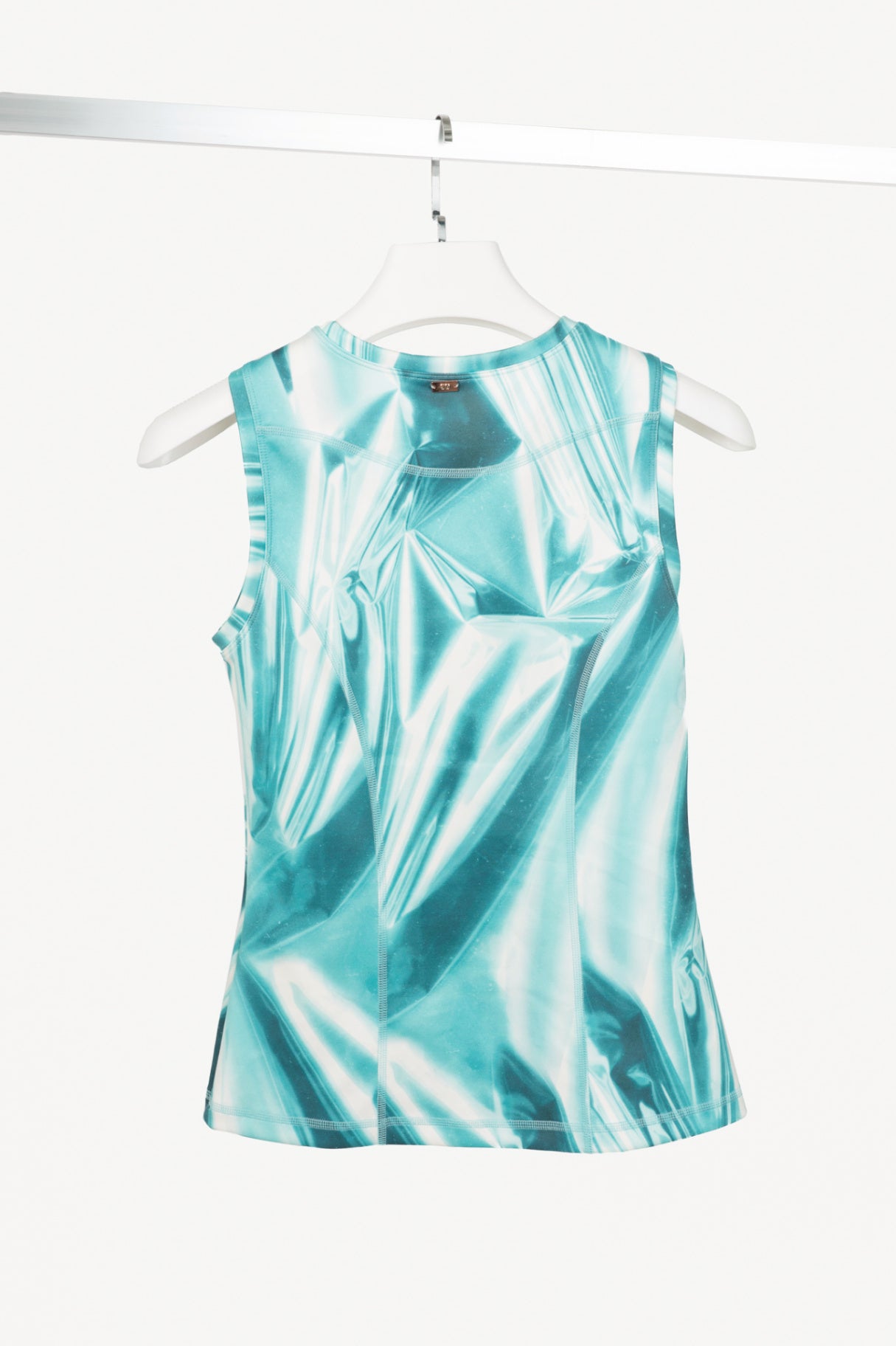 Escada Sport Eprint & Eprinta "Fantasy" Teal Abstract-Print Activewear Set