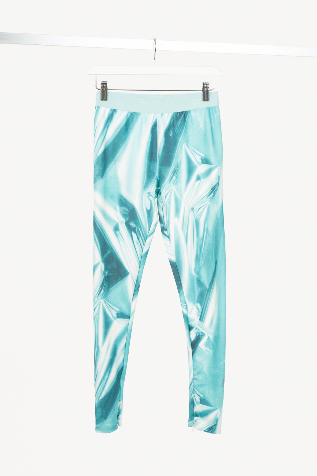 Escada Sport Eprint & Eprinta "Fantasy" Teal Abstract-Print Activewear Set