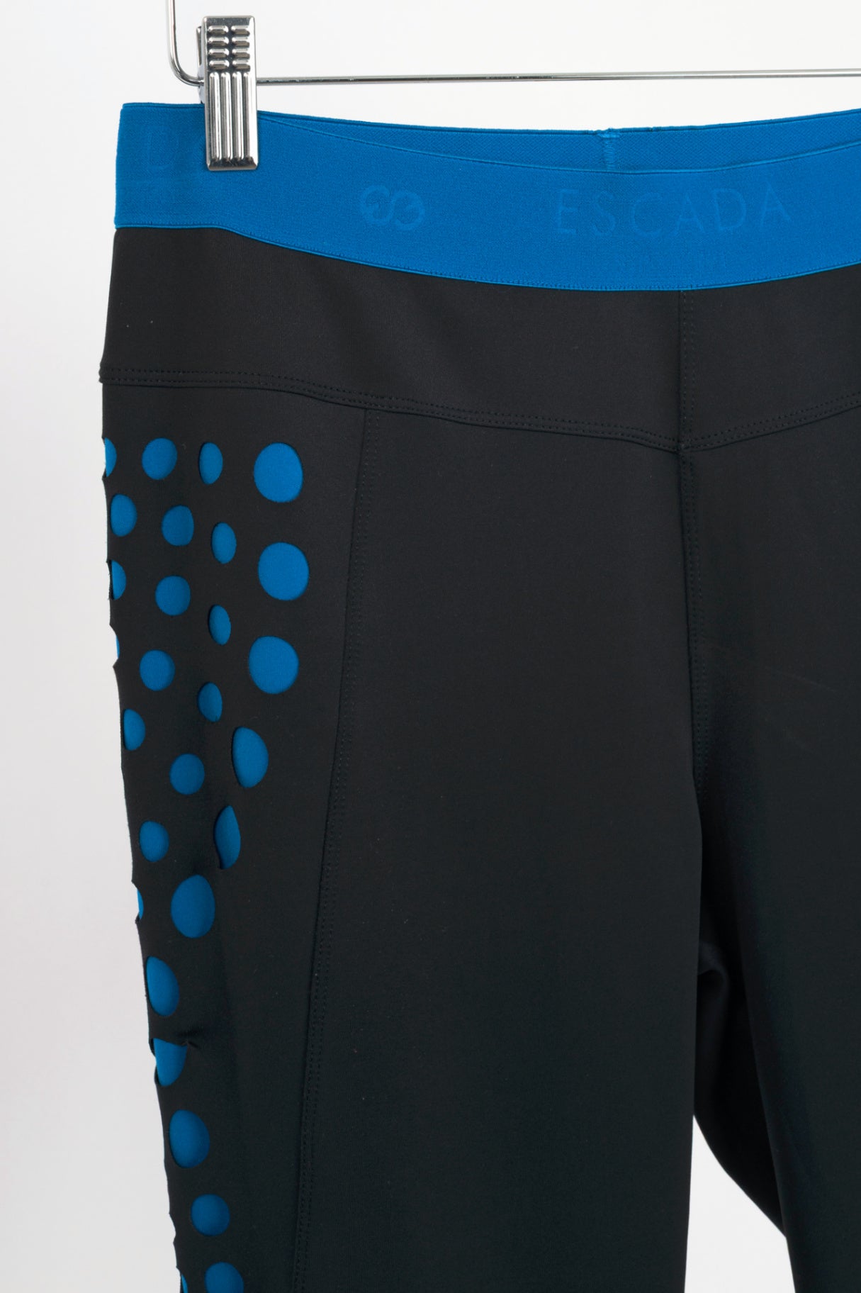 Escada Sport Ecirca & Ecircola Black Perforated Activewear Set