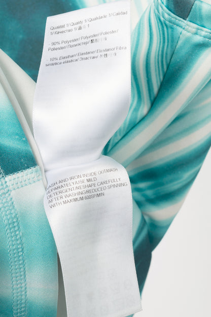 Escada Sport Eprint & Eprinta "Fantasy" Teal Abstract-Print Activewear Set