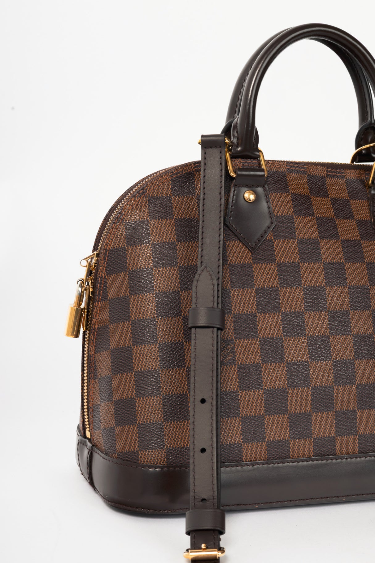 Louis Vuitton Alma PM Damier Ebene Canvas Tote