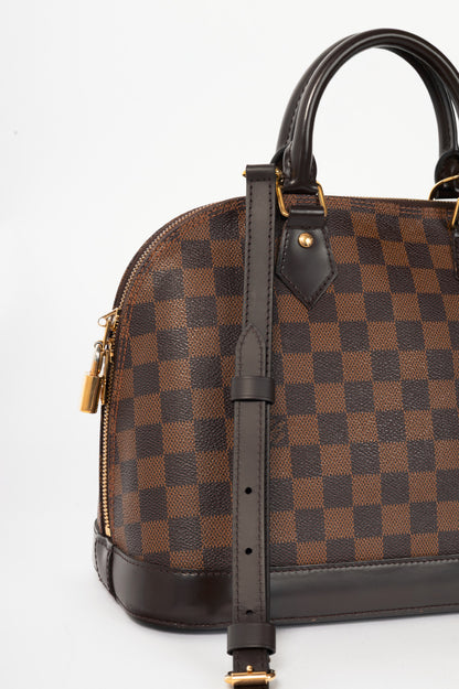 Louis Vuitton Alma PM Damier Ebene Canvas Tote