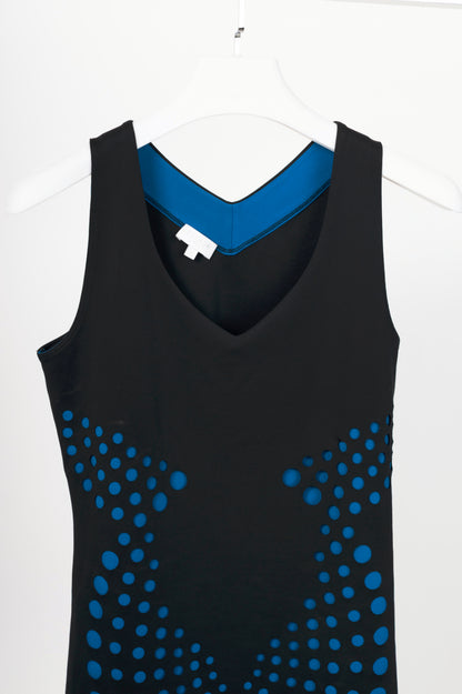 Escada Sport Ecirca & Ecircola Black Perforated Activewear Set