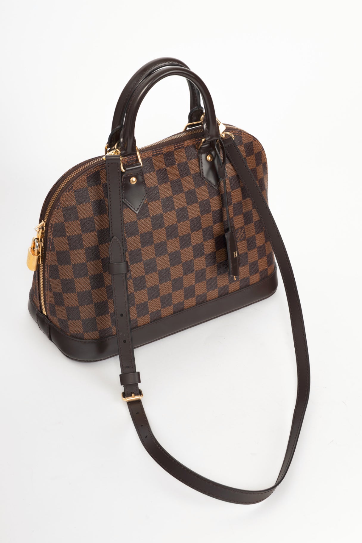 Louis Vuitton Alma PM Damier Ebene Canvas Tote
