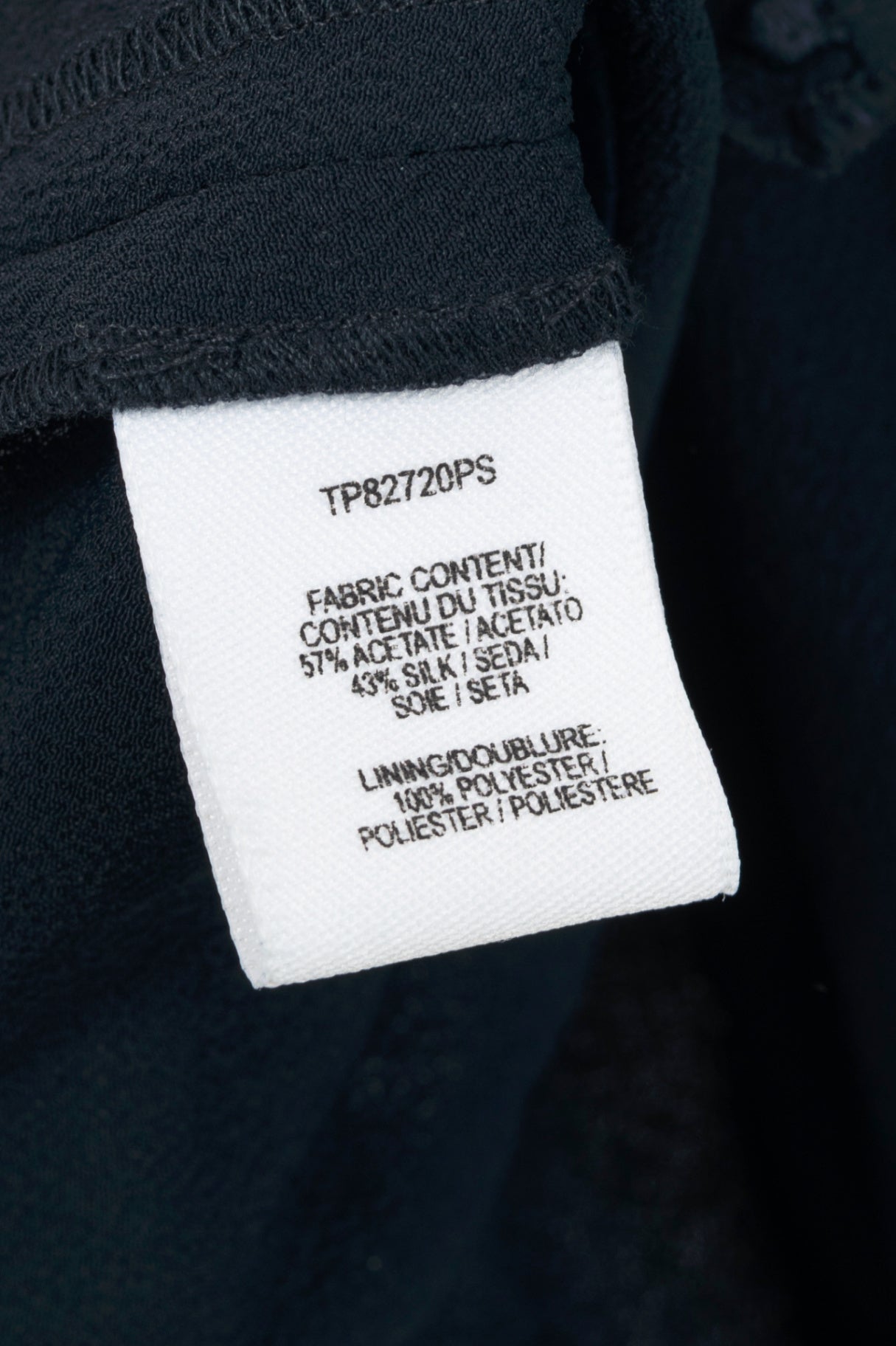 Derak Lam 10 Crosby Navy Silk-Crepe Handkerchief-Hem Ruffle Tank