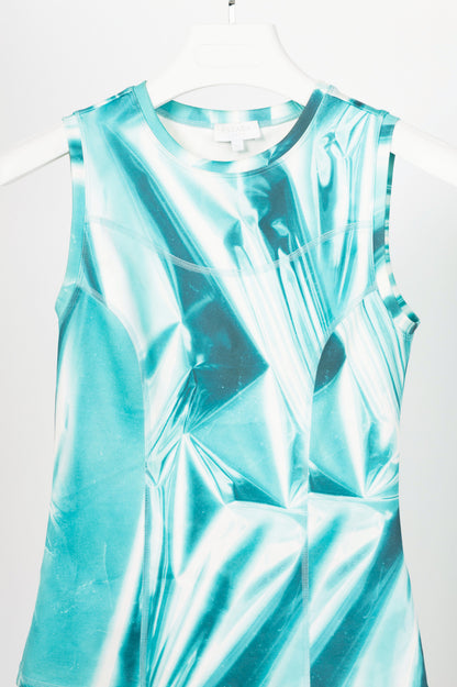 Escada Sport Eprint & Eprinta "Fantasy" Teal Abstract-Print Activewear Set