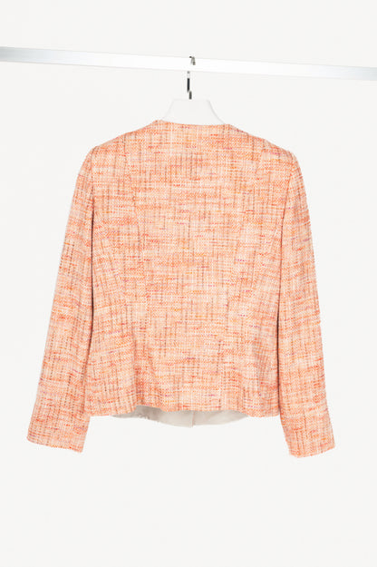 Lafayette 148 Darina Bouquet-Multi Cotton-Tweed Jacket