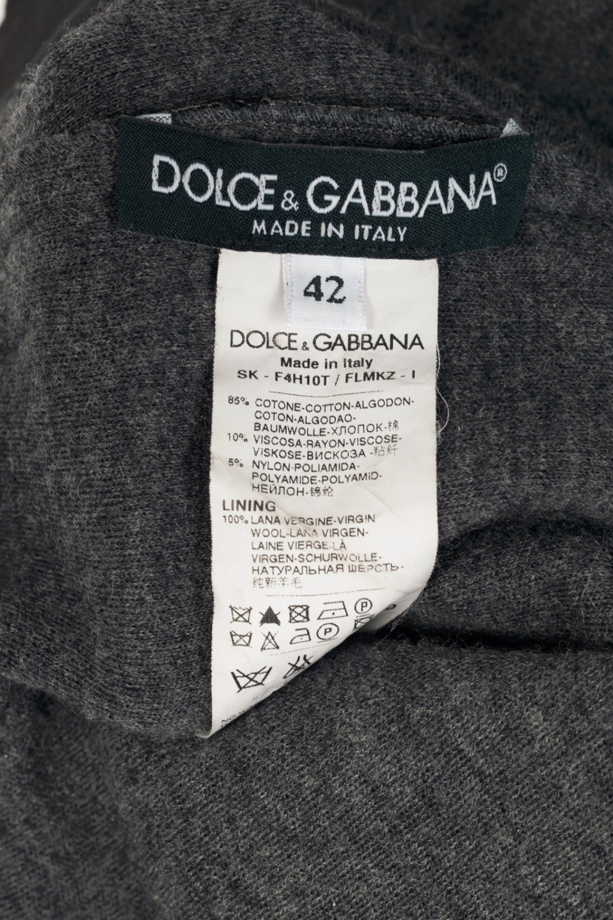 Dolce & Gabbana Black Cotton-Lace Pencil Skirt