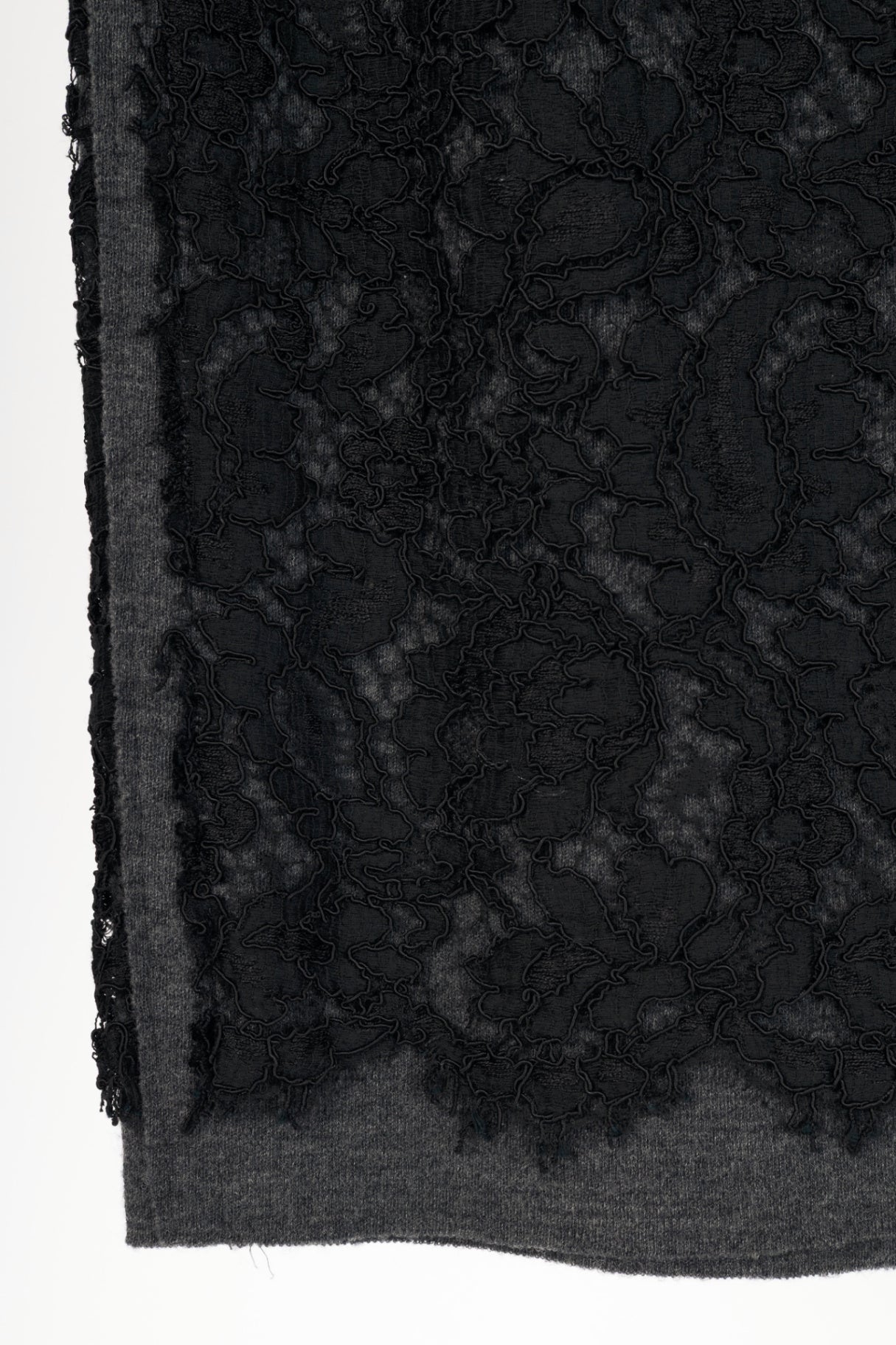 Dolce & Gabbana Black Cotton-Lace Pencil Skirt