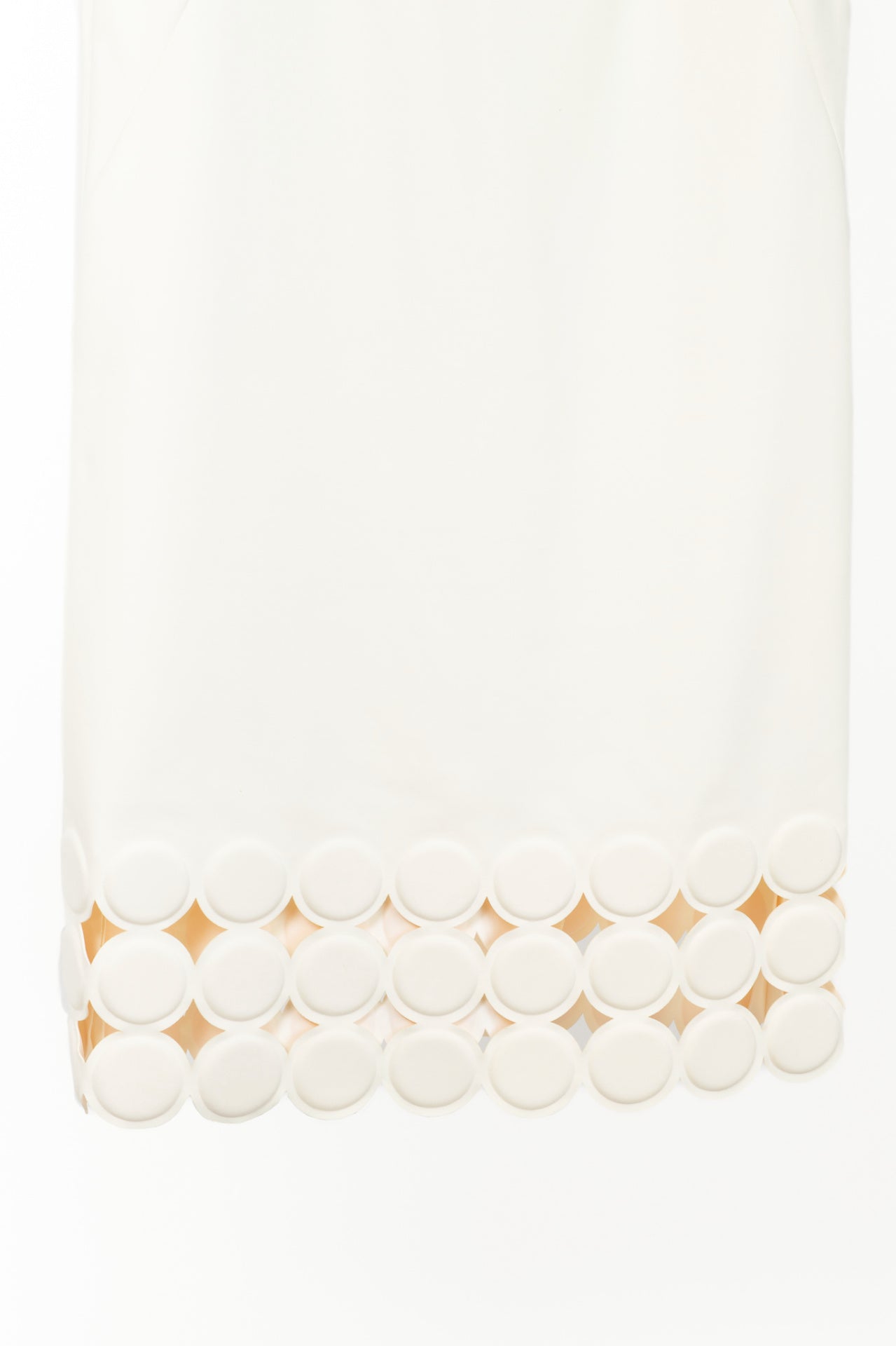 Escada Sport Debond Off-White Neoprene Circle-Hem Dress