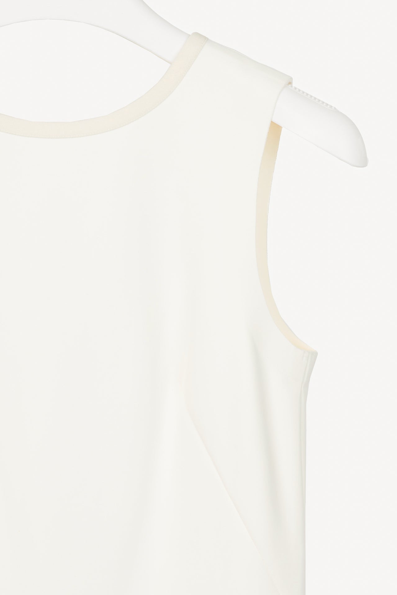 Escada Sport Debond Off-White Neoprene Circle-Hem Dress