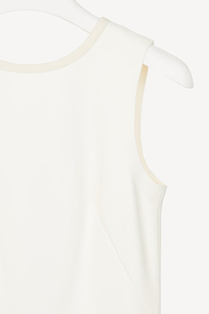 Escada Sport Debond Off-White Neoprene Circle-Hem Dress