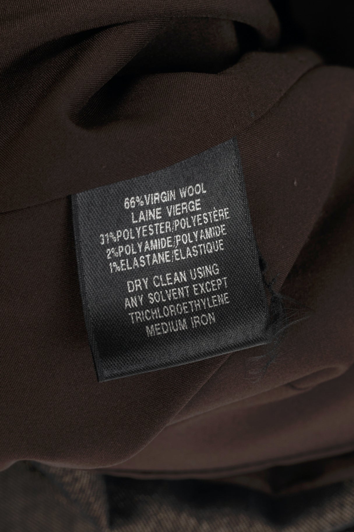Lafayette 148 Brown Wool-Flannel Single-Breasted Blazer