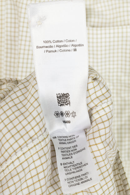 Raf Simons x Fred Perry SS20 White Check Space Pocket Shirt