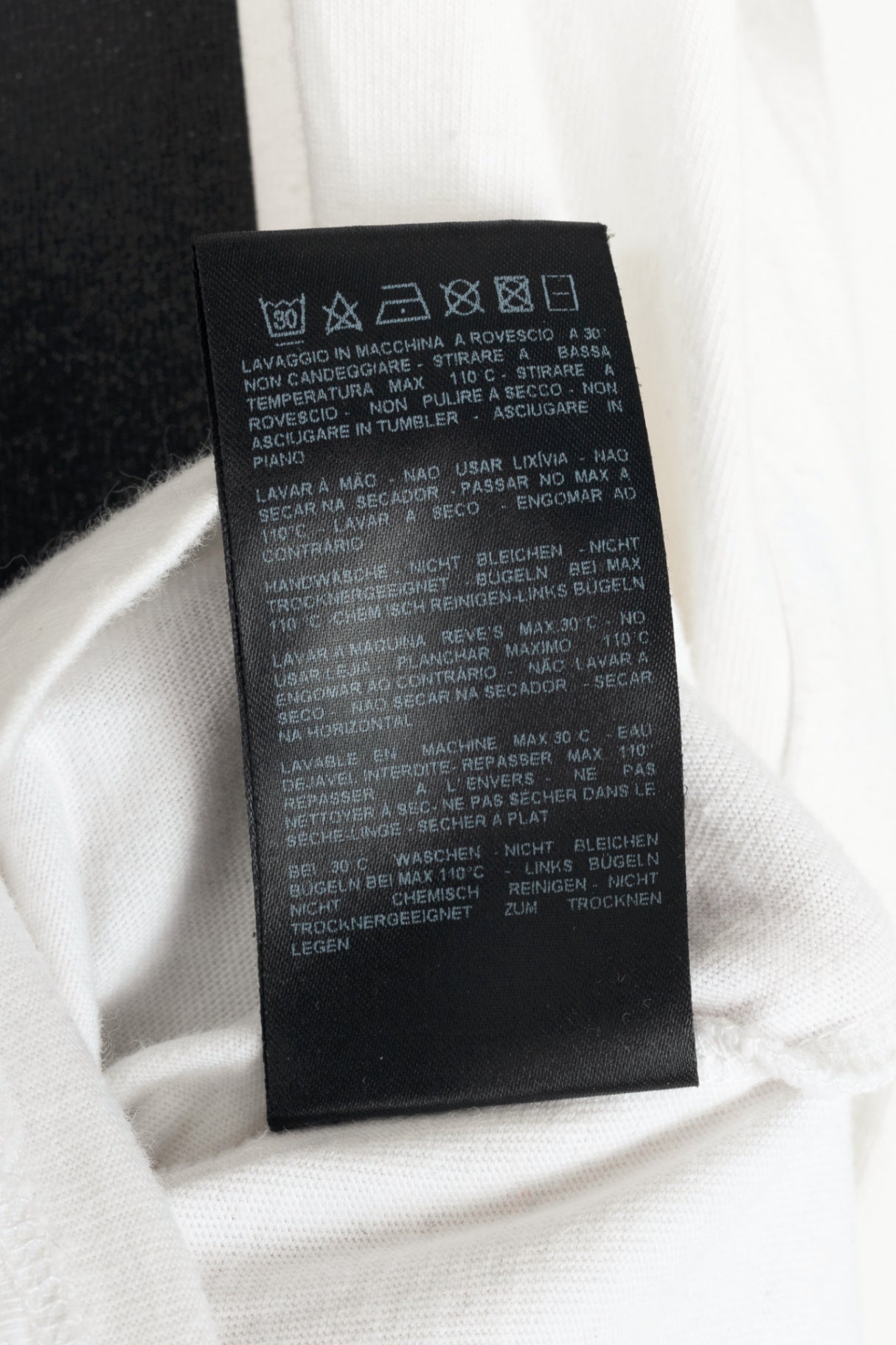 Raf Simons SS19 White Cotton Graphic T-Shirt