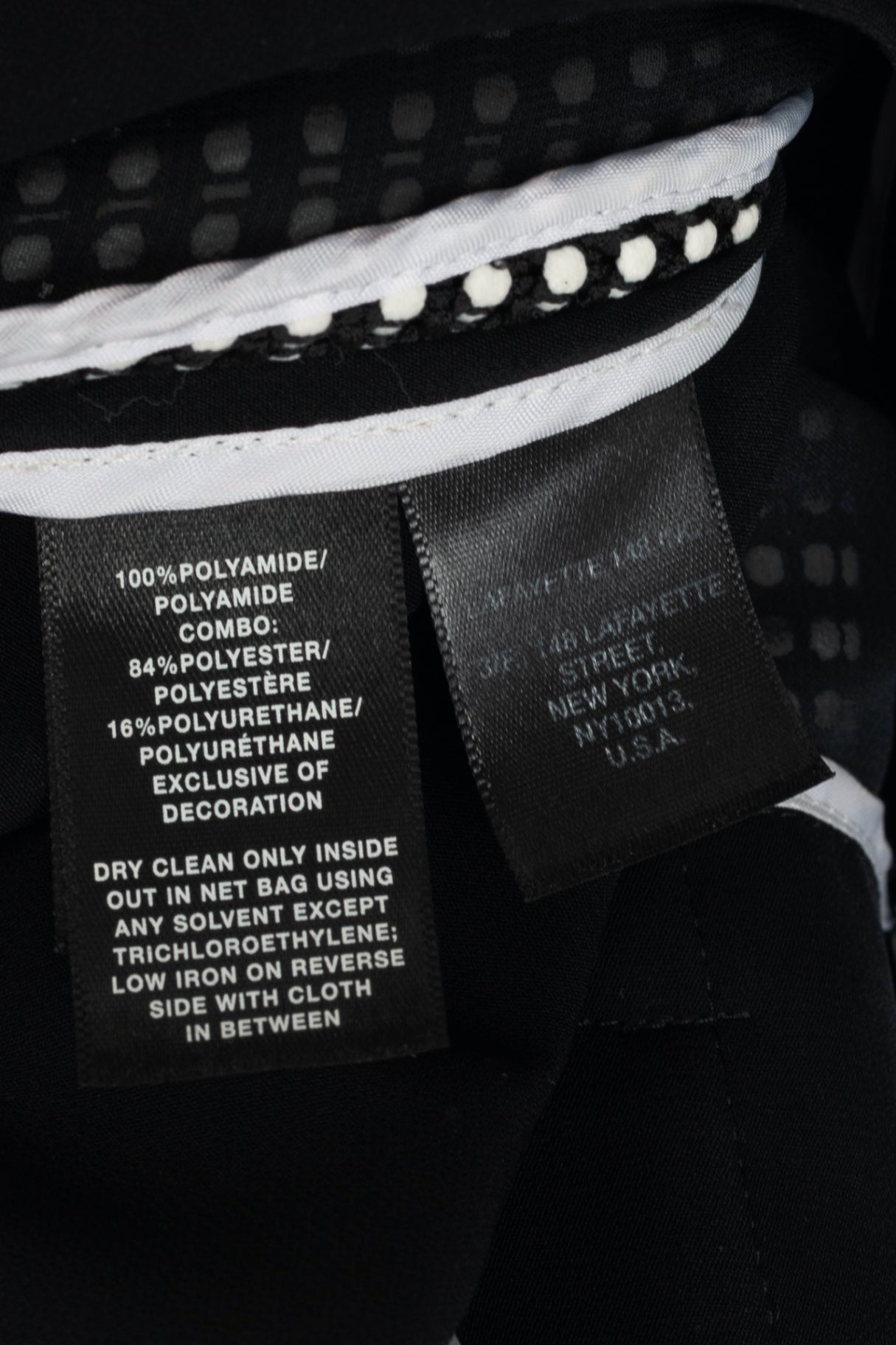 Lafayette 148 Black & White Grid Dotted-Jacquard Zip Jacket