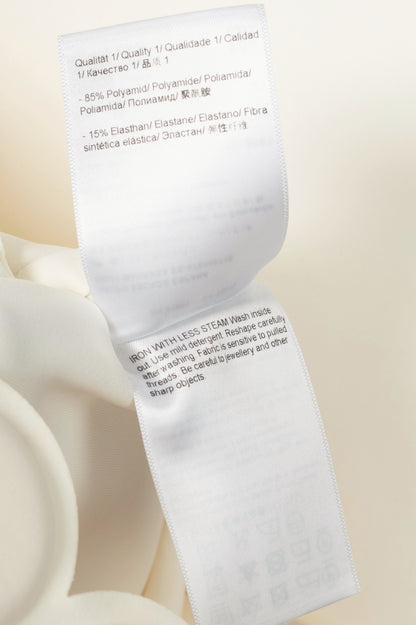 Escada Sport Debond Off-White Neoprene Circle-Hem Dress