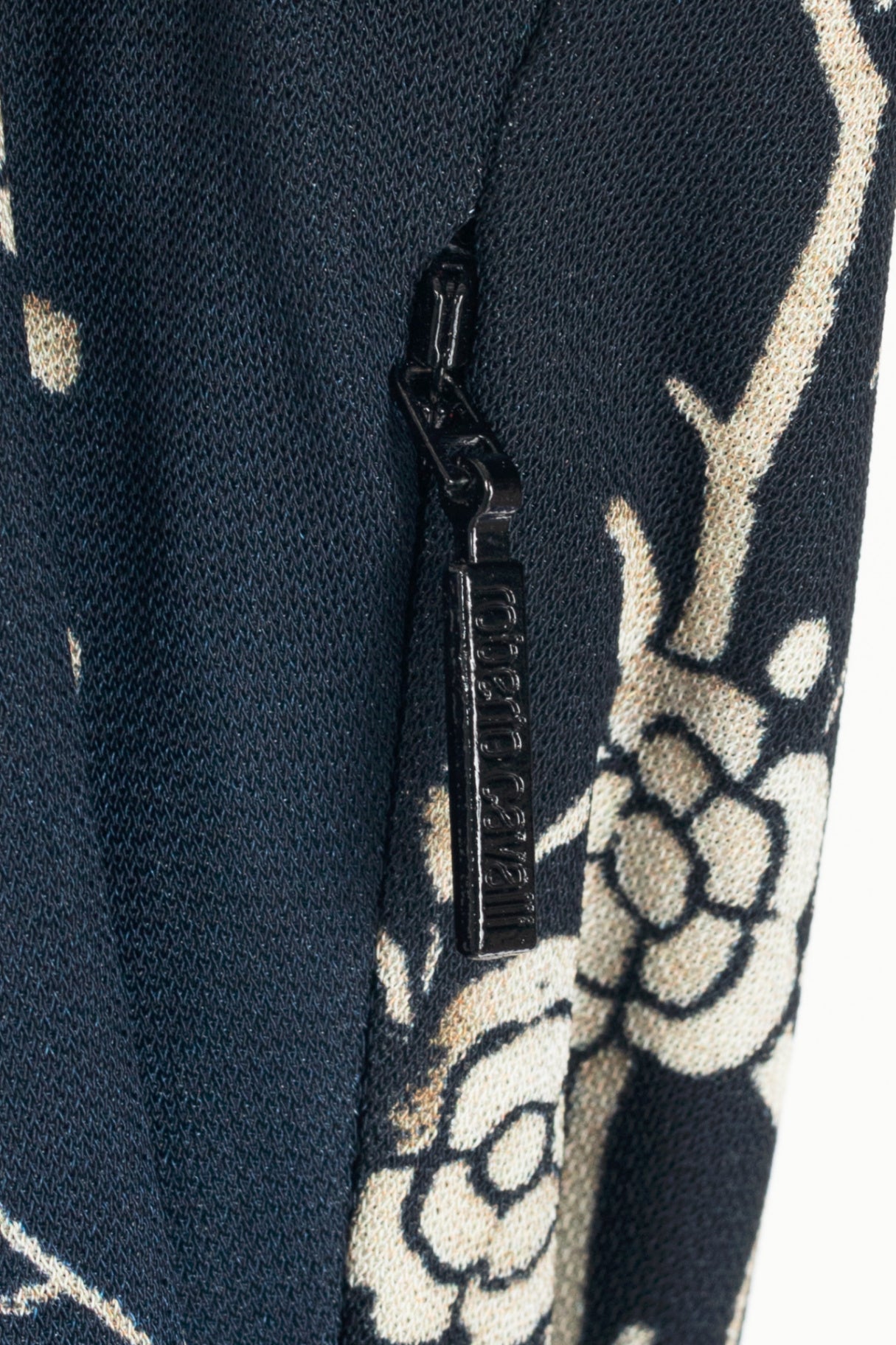 Roberto Cavalli PF15 Blue & Black Star-Print Bodycon Dress