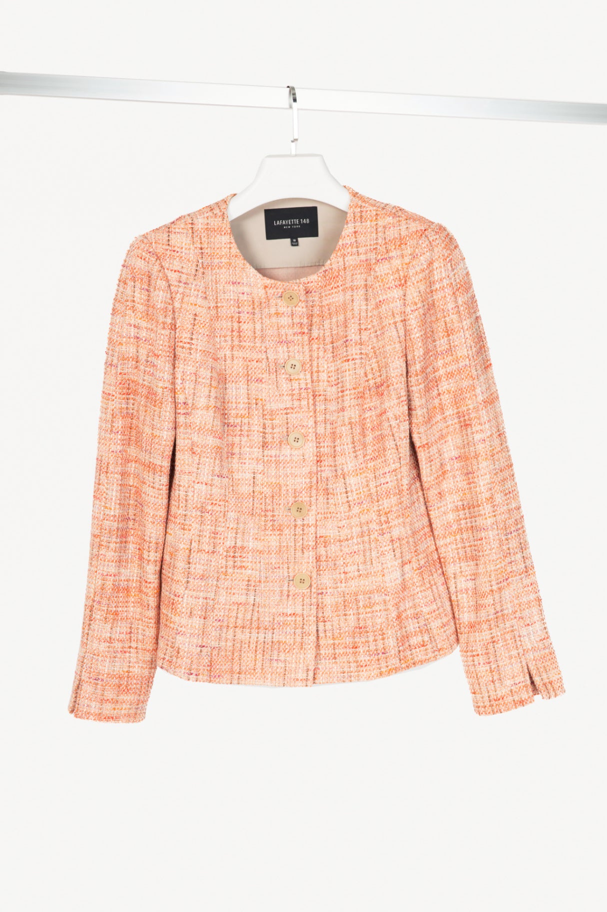 Lafayette 148 Darina Bouquet-Multi Cotton-Tweed Jacket