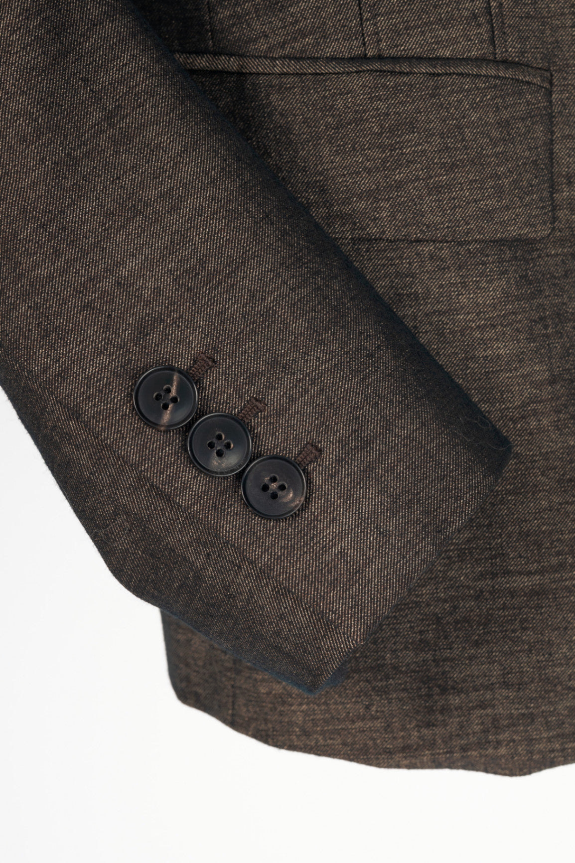 Lafayette 148 Brown Wool-Flannel Single-Breasted Blazer