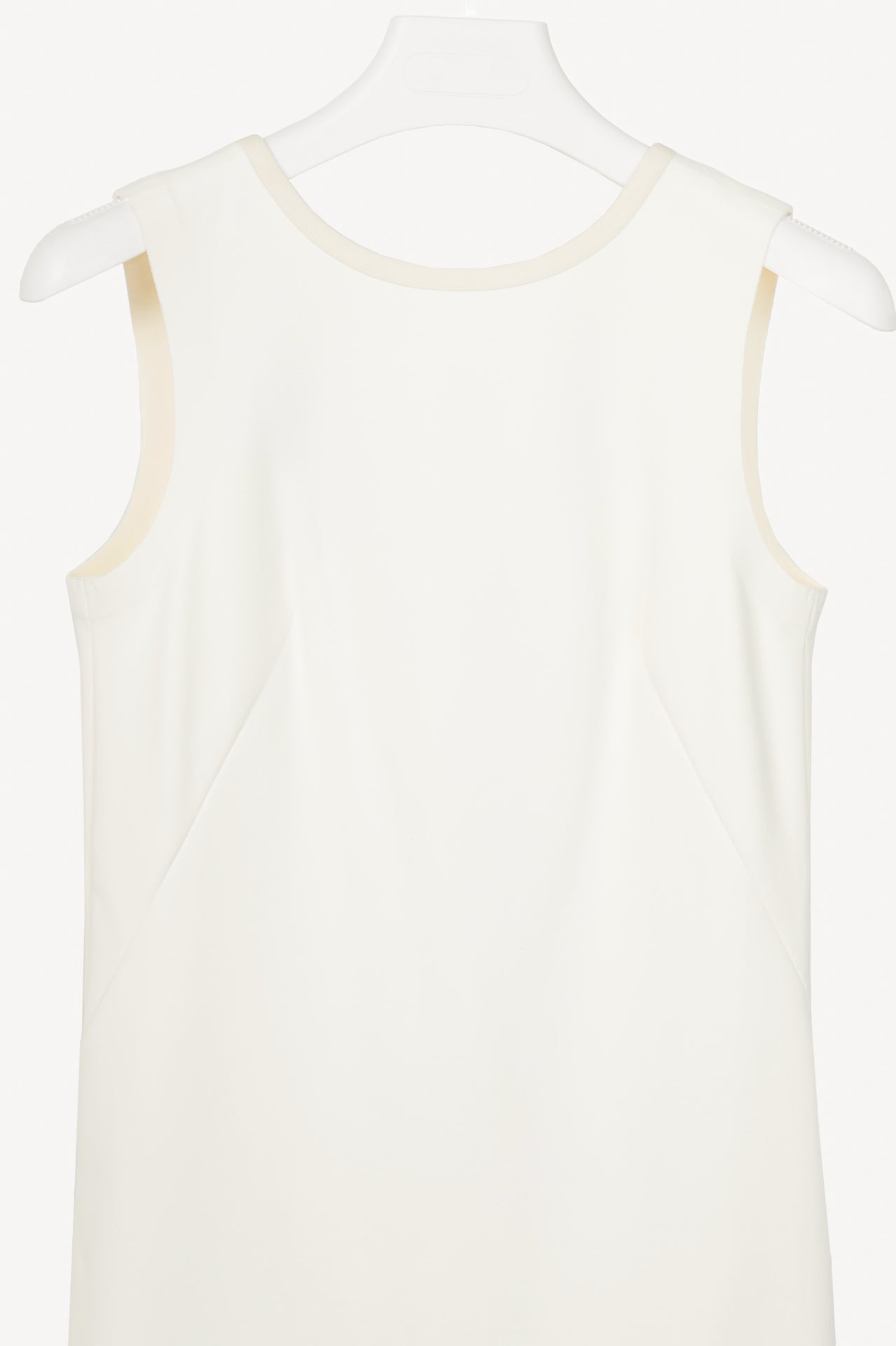 Escada Sport Debond Off-White Neoprene Circle-Hem Dress