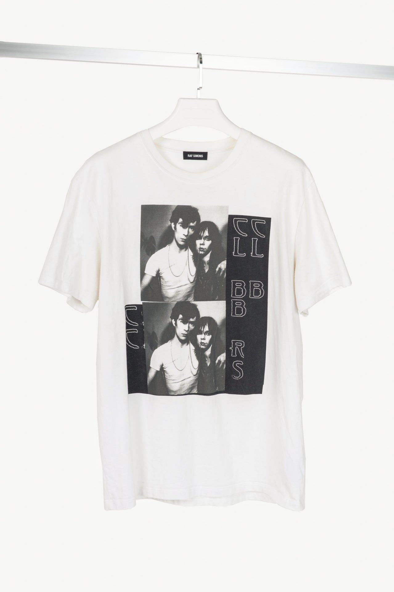 Raf Simons SS19 White Cotton Graphic T-Shirt