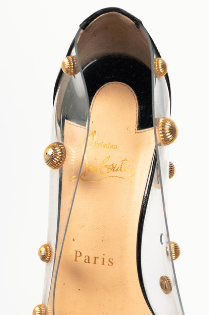 Christian Louboutin Clear PVC Studded Pumps