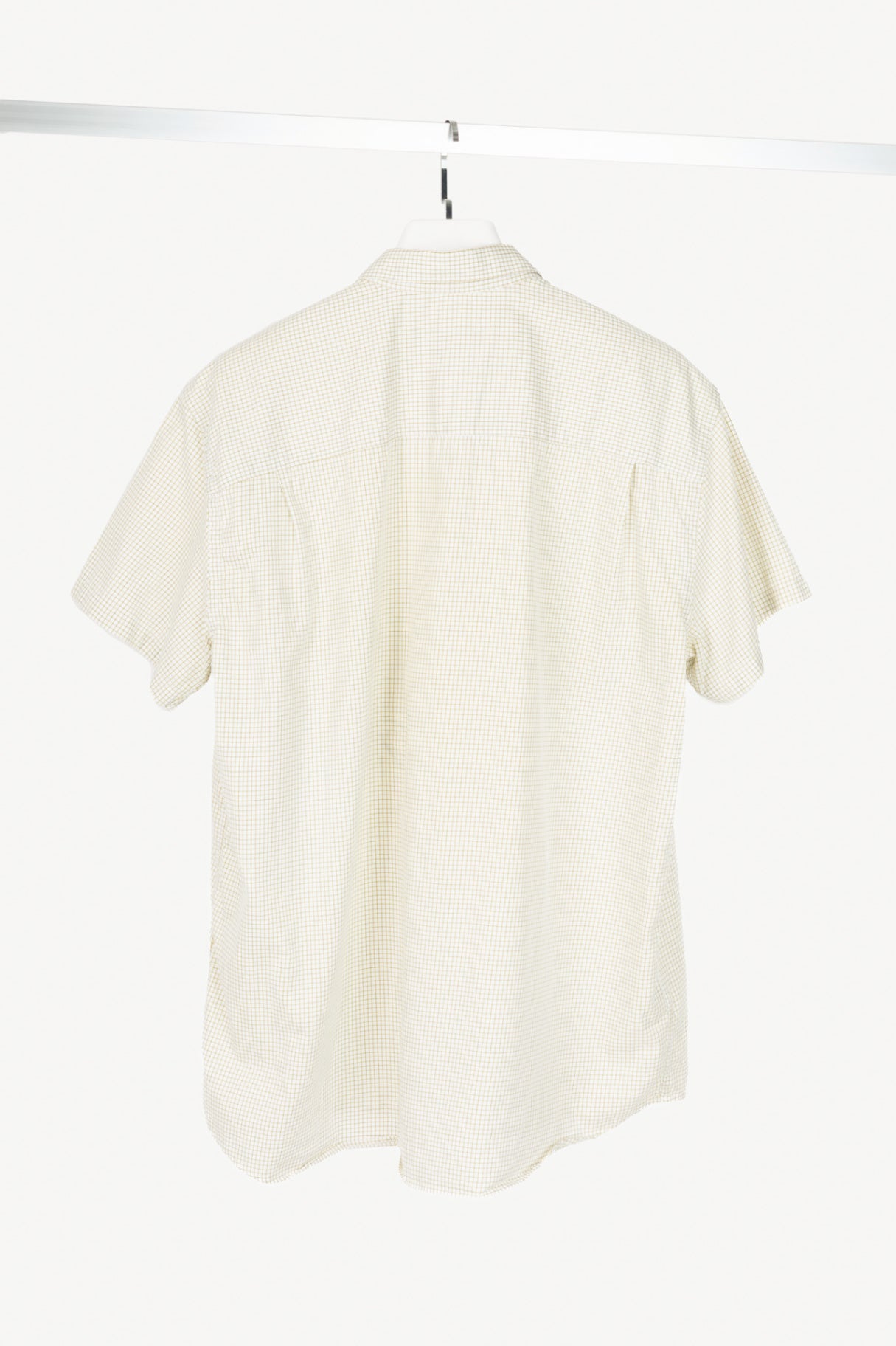 Raf Simons x Fred Perry SS20 White Check Space Pocket Shirt