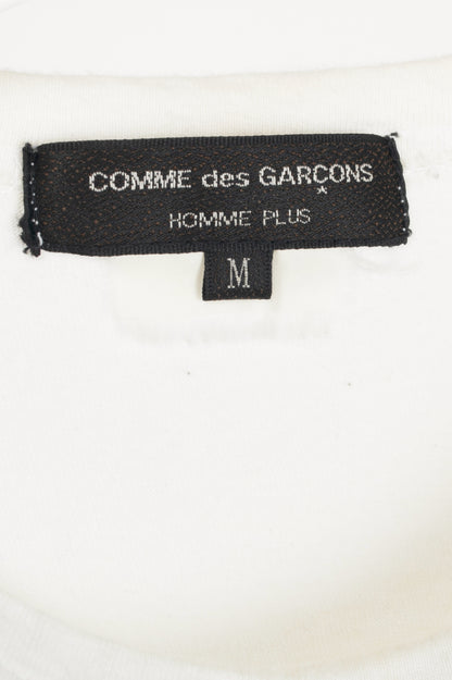 Comme des Garcons Homme Plus White Cotton Graphic T-Shirt