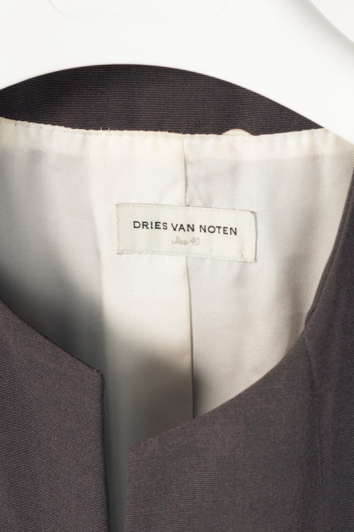 Dries Van Noten SS/11 Runway Gradient Floral Open-Front Longline Blazer 