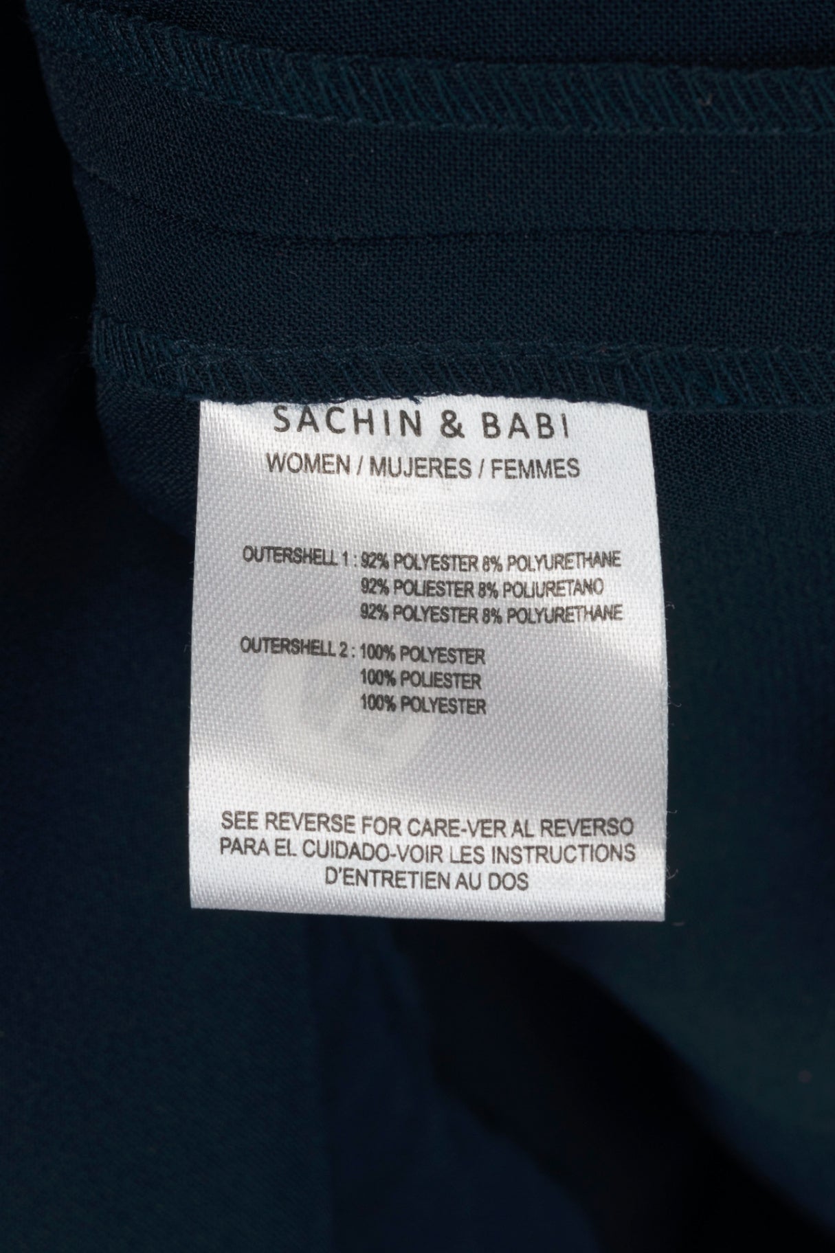 Sachin & Babi Navy Crepe Sequin Tassel Mermaid Midi Dress