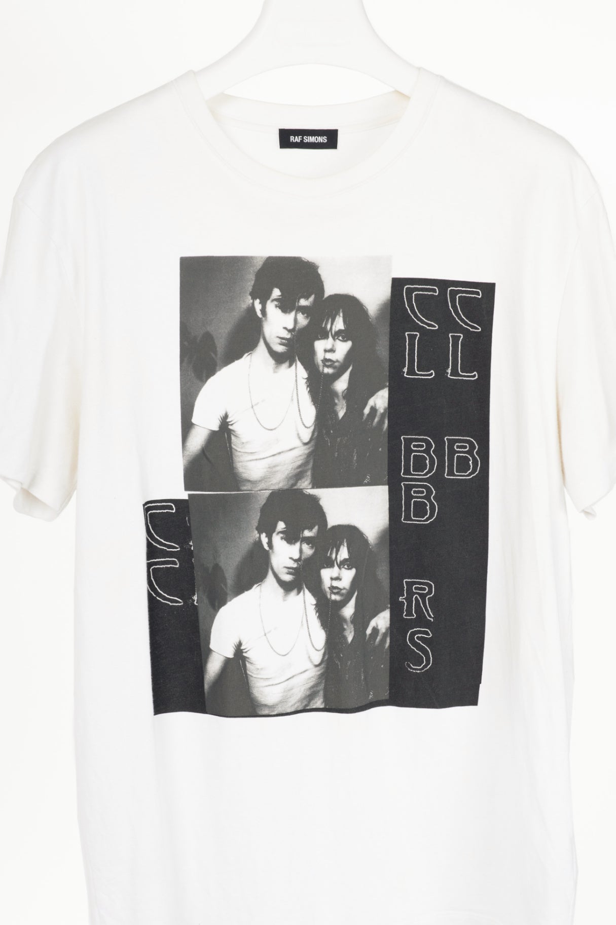Raf Simons SS19 White Cotton Graphic T-Shirt
