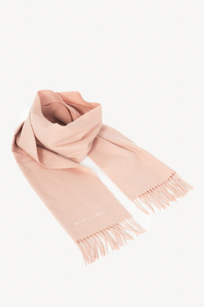 Burberry pink cashmere scarf