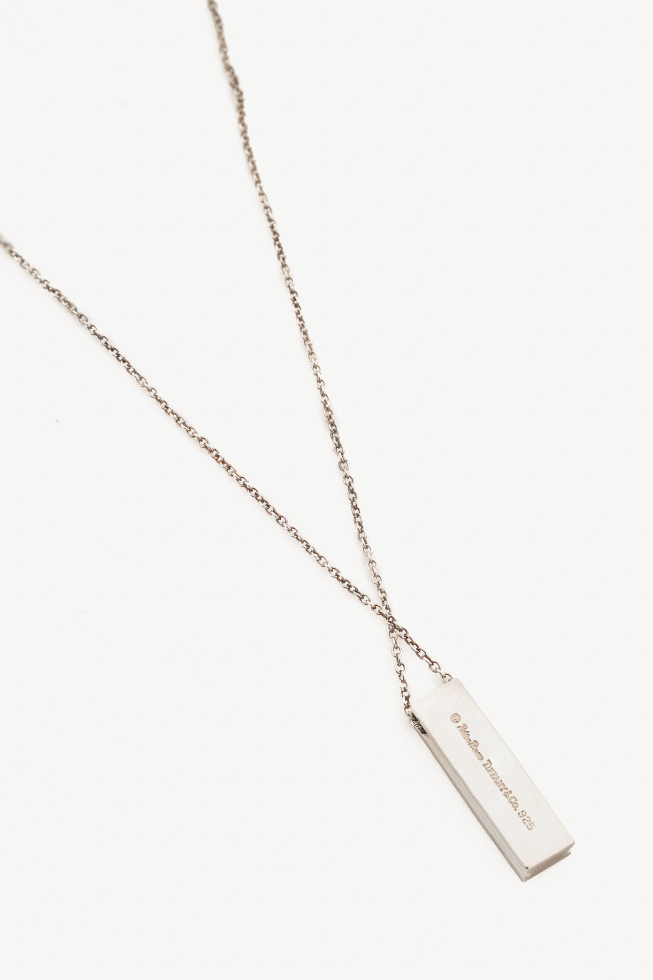 Tiffany & Co. Paloma Picasso Sterling Silver XOX Diamond-Bar Necklace