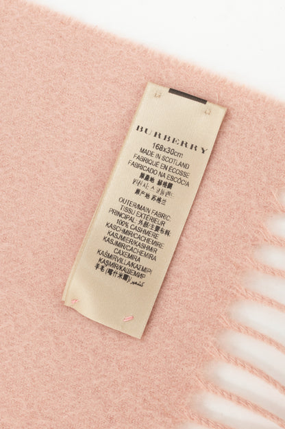Burberry pink cashmere scarf