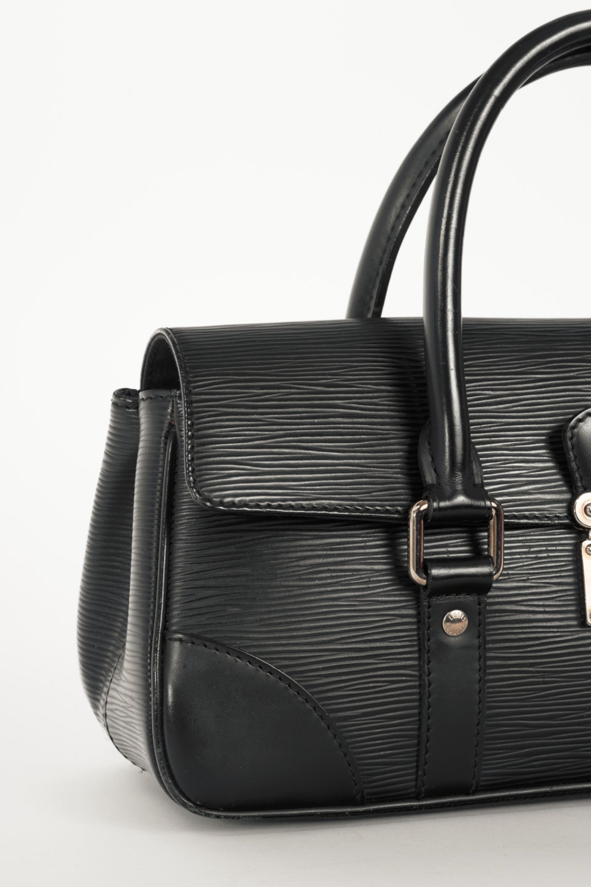Louis Vuitton Segur PM Black Epi Leather Handbag