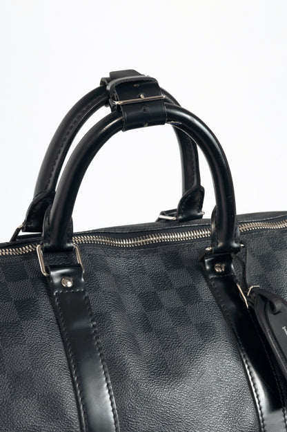 Louis Vuitton Keepall Bandoulière 55 Damier Graphite Duffle