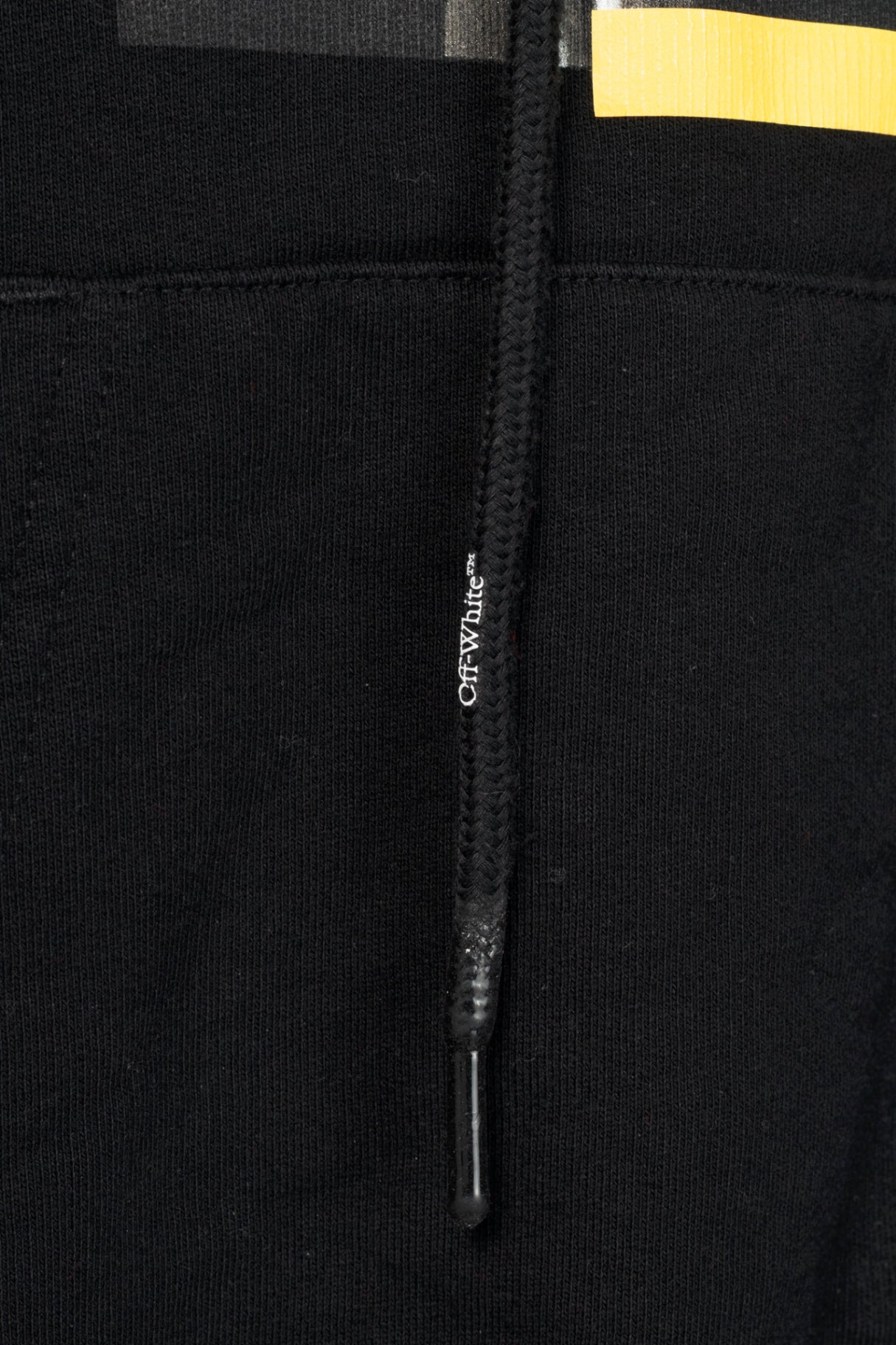 Off-White AW21 Black Caravaggio Painting Double Sleeve Hoodie