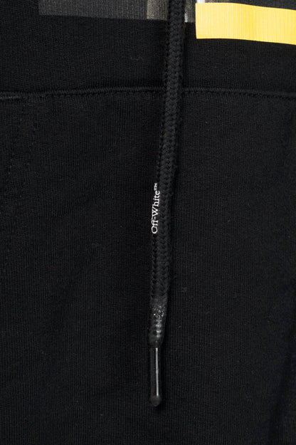 Off-White AW21 Black Caravaggio Painting Double Sleeve Hoodie