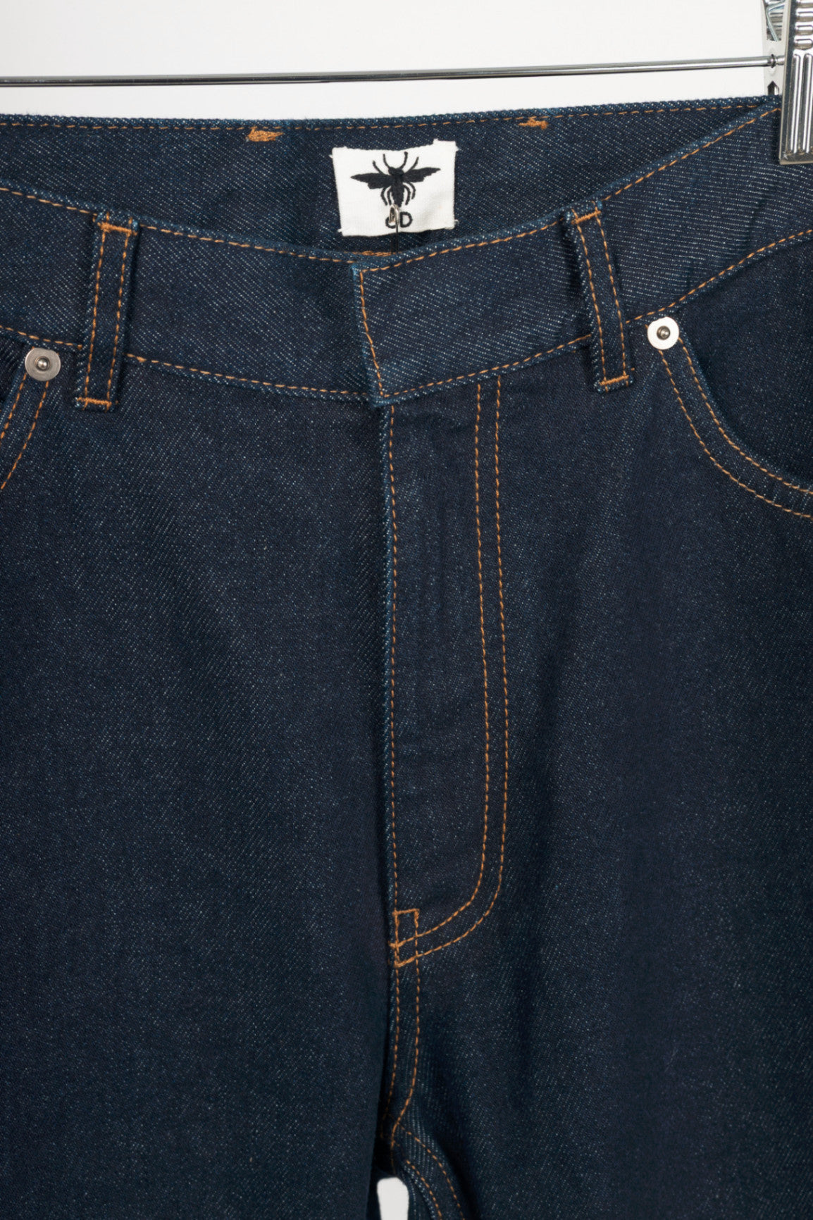 Christian Dior Cruise 2024 Runway Deep Blue Fitted Jeans