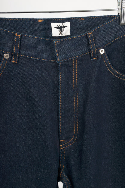 Christian Dior Cruise 2024 Runway Deep Blue Fitted Jeans