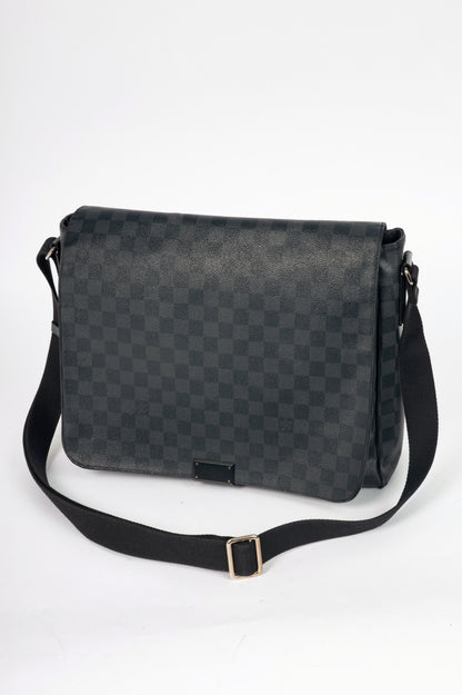 Louis Vuitton District GM Graphite Damier Canvas Messanger Bag