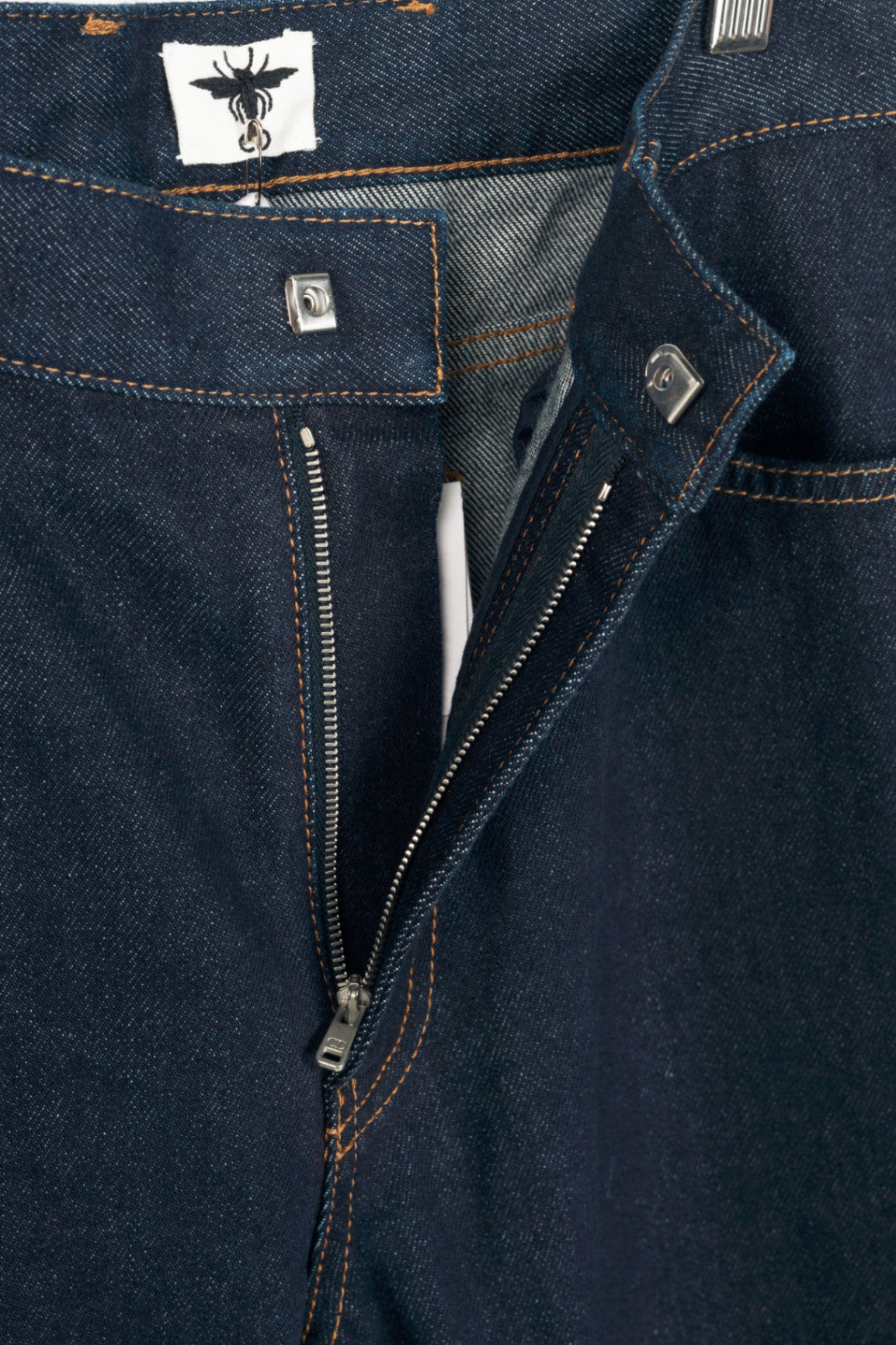 Christian Dior Cruise 2024 Runway Deep Blue Fitted Jeans