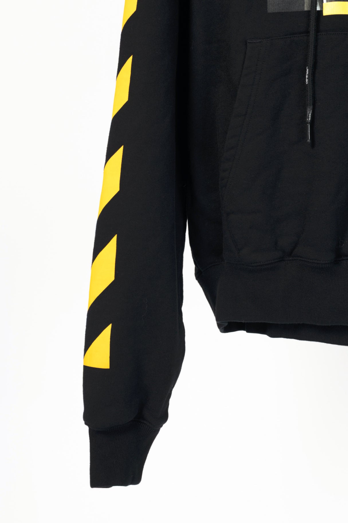 Off-White AW21 Black Caravaggio Painting Double Sleeve Hoodie