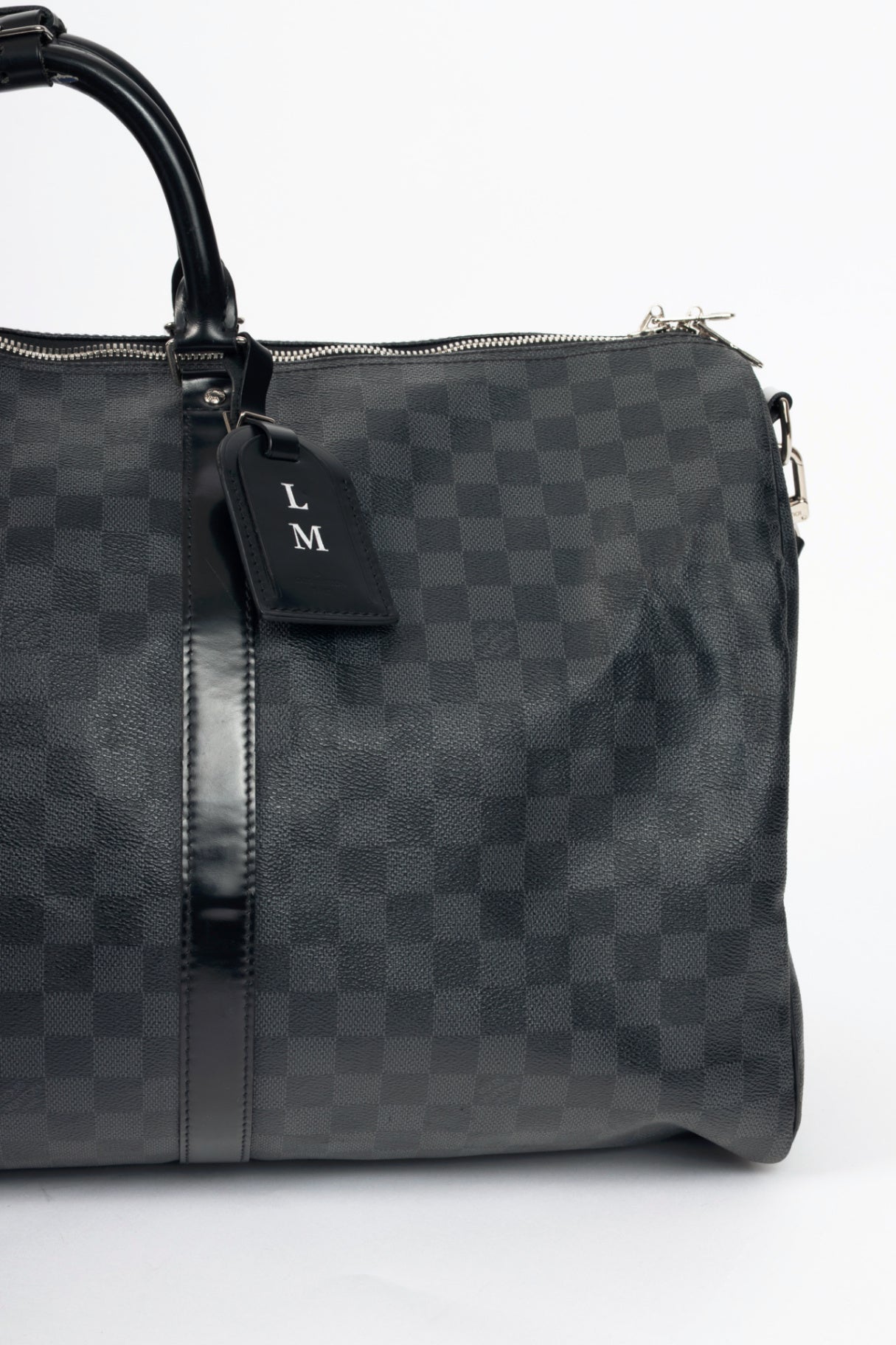 Louis Vuitton Keepall Bandoulière 55 Damier Graphite Duffle