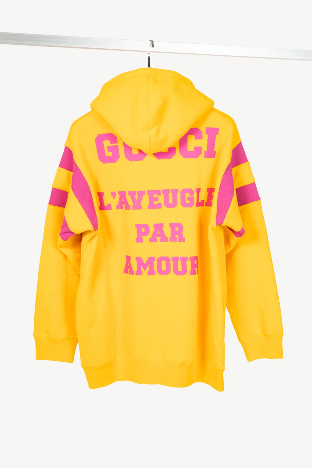 Gucci Honey Yellow Heavy Felted Cotton Jersey 1921 Hoodie