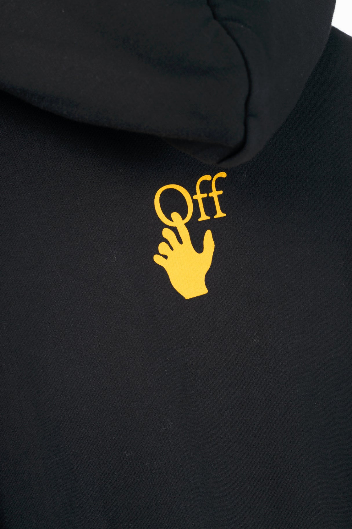 Off-White AW21 Black Caravaggio Painting Double Sleeve Hoodie