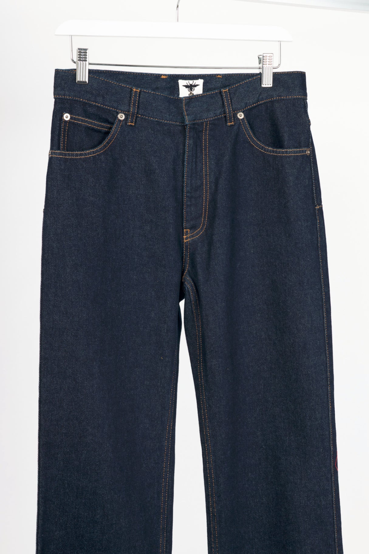 Christian Dior Cruise 2024 Runway Deep Blue Fitted Jeans