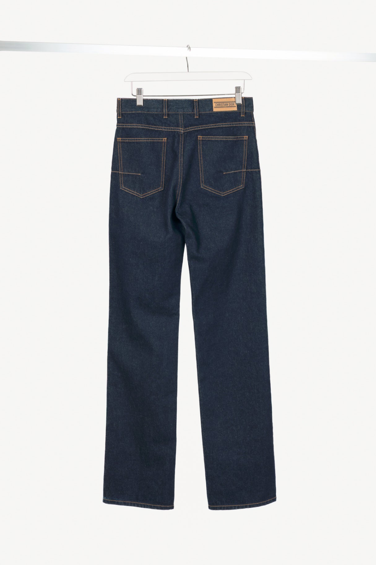 Christian Dior Cruise 2024 Runway Deep Blue Fitted Jeans